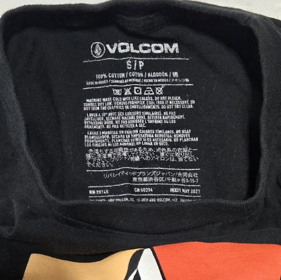 Volcom Black T, Men's S - Picture 2 of 2